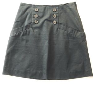 H&M Vintage Style Women’s Black Pencil Skirt with Side Pockets Size 4